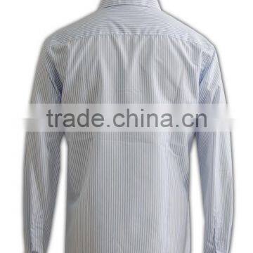 100% Cotton Design China Made Casual Workwear Light Blue Dress Shirt photo-3