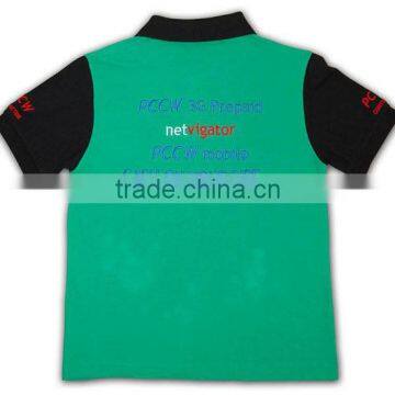 School Uniform Factory Girls' Short Sleeve Men Polo T-shirt 100% Cotton photo-6