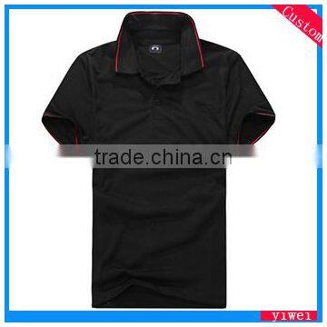 100 Cotton Thick Polo Shirts Black Color