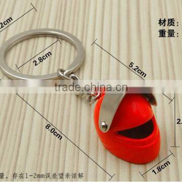 Gift Manufacturers Spot Creative Personality Motorcycle Helmet Metal Key Chain Auto Key Ring Chain Pendant Accessories photo-6