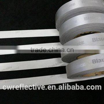 Custom 1.5cm Silver Double Sided Reflective Elastic Tape for Infant Clothing photo-3