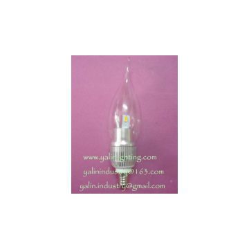 E12 LED Candelabra bulb, E14 LED candle light, 3W SMD interior lamp, 360 degree decorative for chandelier lighting