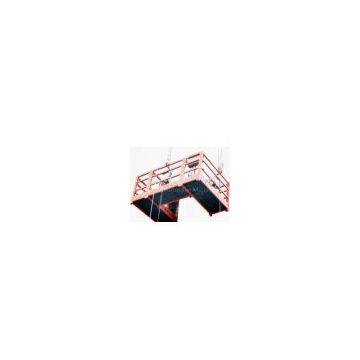 100-200m U type Steel Suspended Platform Cradle Scarffold Design for Chimney Maintain
