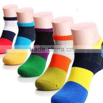 2017 TOP QUALITY wholesale customized custom cotton Men ankle socks Men's low cut socks