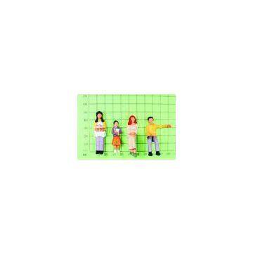 FP30-4 outdoor 1:30 Architectural Scale Model People Painted Figures 5.5cm