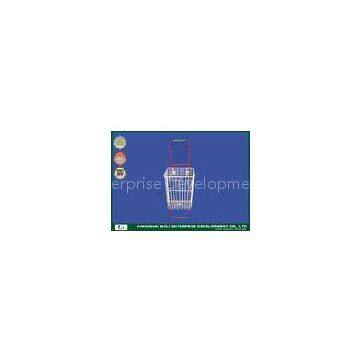 Customized Powder Coating Steel Wire Storage Containers For Transport , Supermarket