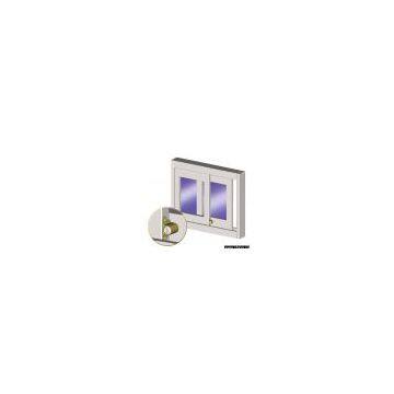 Aluminum and Vinyl Plastic Window Lock