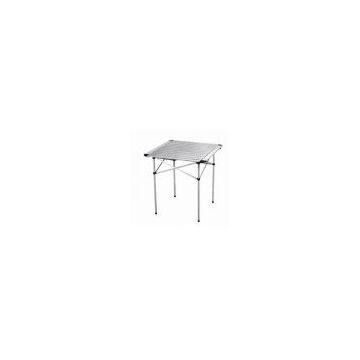 folding aluminium table