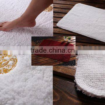 Five Star Hotel Bathroom Rug, Cotton Anti Slip Bath Rug