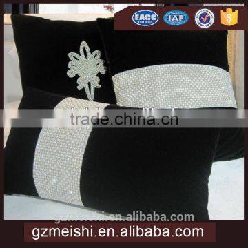 high quality decoration pillow with pearl