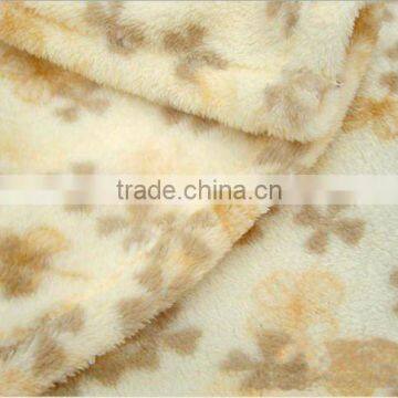 100% Polyester Printed Coral Fleece Fabric/cssj-011