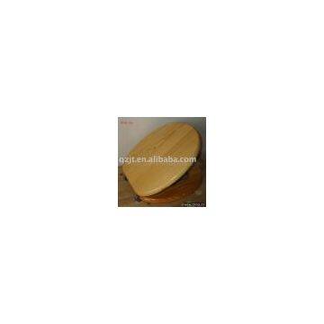 wooden toilet seat