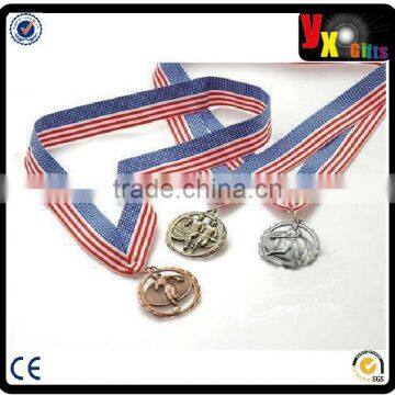 Gold zinc alloy award sport decorative medallions