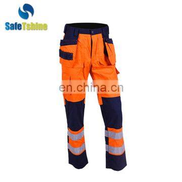 hi vis waterproof work wear trousers for men