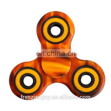 2017 Hot Sale Hand Spinner Toys , 3 Bar Plastic Caps Tri Finger Fidget Spinner