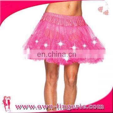Ladies Clubwear Skirt Yellow Tutu Skirt for Nightwear photo-5