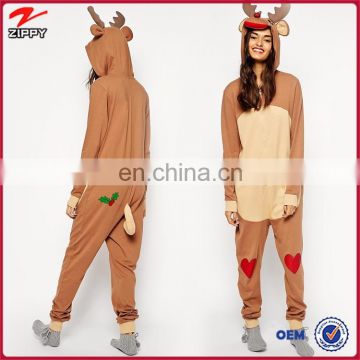 Chritmas gift winter funny animal onesie, adult casual onesie