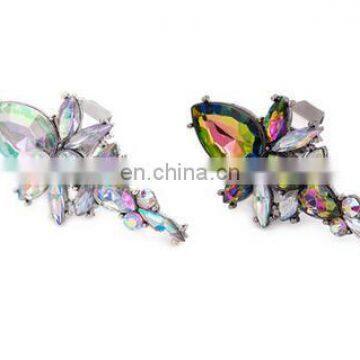 Vintage Bohemia Large Crystal Stone Big Ring Colorful Russian Indian Ring Women Exaggerated Decorate Party Jewelry photo-5