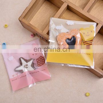 Customized Beautiful design OPP clear plastic custom printing round hang hole head card bags