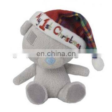 20cm Christmas teddy bear Baby grey teddy bear toys