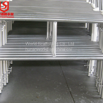 Frame Scaffolding System Hot Dip Galvanized Pre-galvanized Scaffolding With Walk Board Brace photo-3