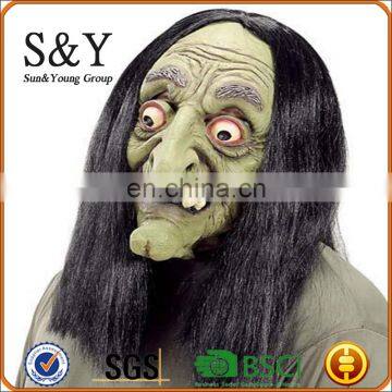 Halloween Mask Devil Scary Halloween Mask Halloween decoration With Wig