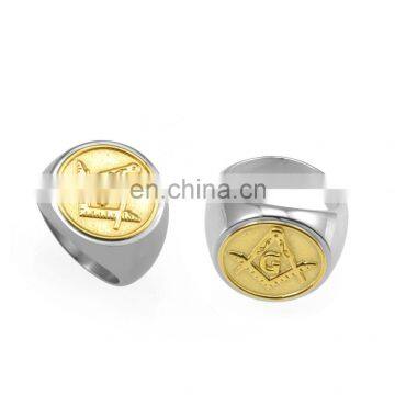 Wholesale special stainless steel masonic jewelry items rings