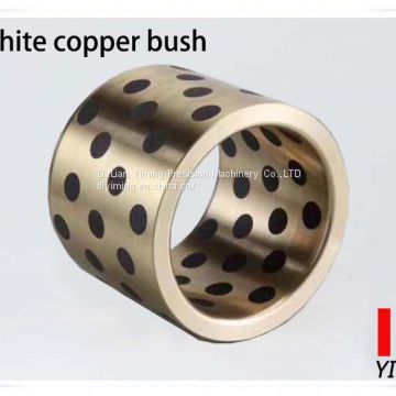 Self lubricating bearing, JDB copper oil-free bushing, solid inlaid graphite bronze sleeve oilless bush.