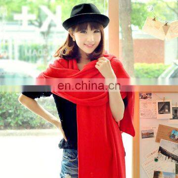 2014 Women pure acrylic solid Color scarfs (MO06--3)