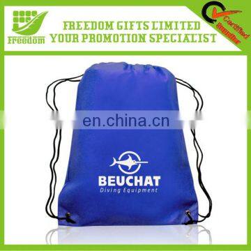 Logo Branded Promotional Nylon Drawstring Bag