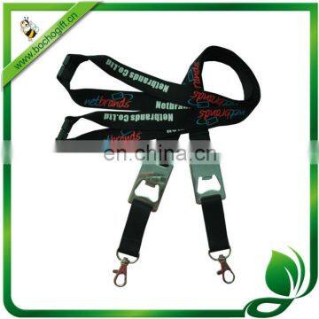 neck lanyard with bottle opener