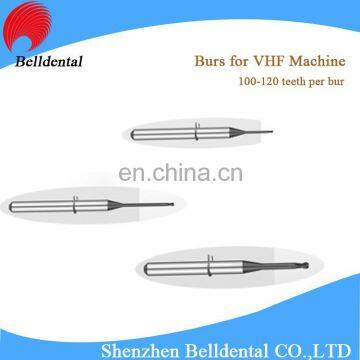 CAD CAM System DLC Coating Dental Zirconia Milling Burs for VHF