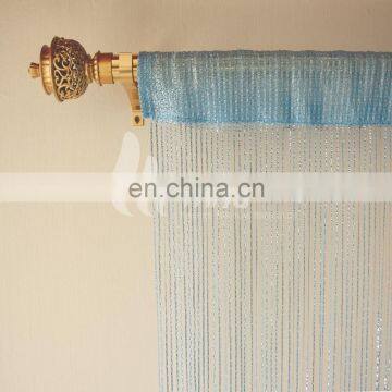 Special blue popular luxury jacquard curtain fabric