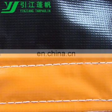 10M X 12M 4/m2 orange/black D-tarpaulin