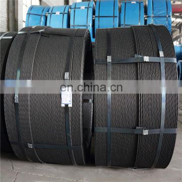 wholesale ASTM A416 15.2mm low relaxation pc steel strand for bridge construction