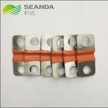 Insulated Flexible Copper Laminated Busbars With Heat Shrinkable Tube for Power Distribution photo-2