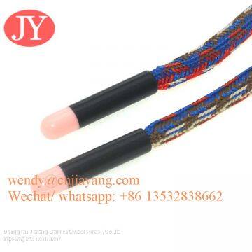 jiayang factory 4.0mm inner diameter hard plastic aglets tips for cord