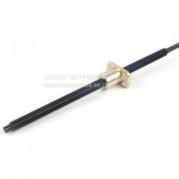 Customized Set Trapezoidal Thread Lead Screw Tr10x2 With Nut photo-4