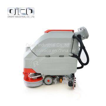 OR-V6  walk behind scrubber machine / automatic dual brush floor scrubber