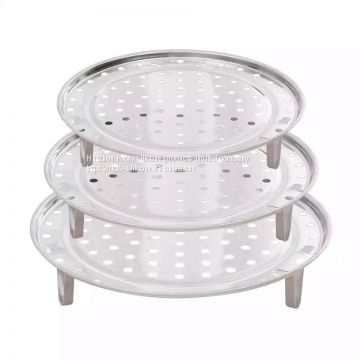 1 pcs Multifunction Durable Steamer Rack Stainless Steel Pot Steaming Tray Stand Steamer Shelf Cookware Kitchen Accessories