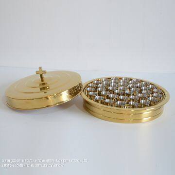 Gold Christian Communion Tray photo-3