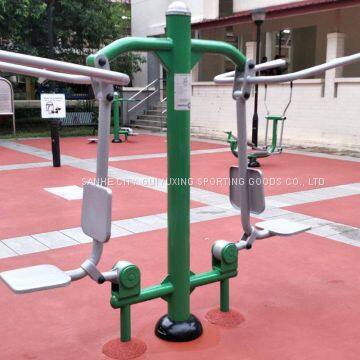 TUV Standard Body Building Exercise Training Sports Goods Street Workout Gym Machine Station Double Flat Walker Outdoor Fitness Equipment photo-2