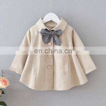 2020 Autumn Baby Girls Coat Full Sleeves Bow Kids Coats Children's Clothing Wholesale