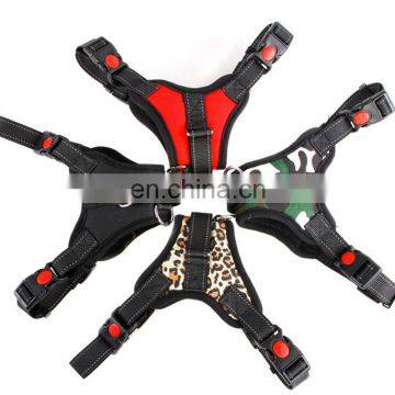 Hot Selling Dog Harness Adjustable  Pet Vest Harnesses with Handle Safety Dog Chest Strap