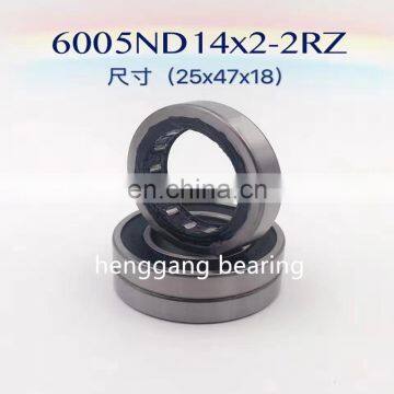 6005-ND14*2-2RZ Clutch Bearing for Washing Machine One Way Clutch Bearing 25x47x25mm