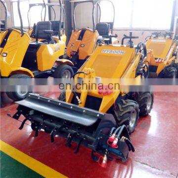 hysoon mini track loader with tiller