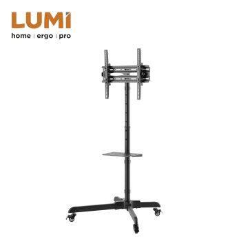 Low Cost Height Adjustable Mobile Steel TV Cart photo-4