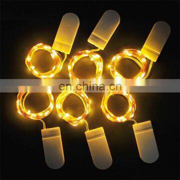2M 20LEDS Silver Copper Wire Waterproof LED String Light for Festival Christmas Wedding photo-2