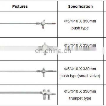 Suction Irrigation With Push Type Laparoscopic Instruments Suction Irrigation Pump With Diam 5mm 10mm photo-6