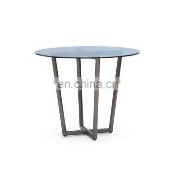 High Quality Tempered Table Top Glass Round Shaped Glass Table Tops Wholesale